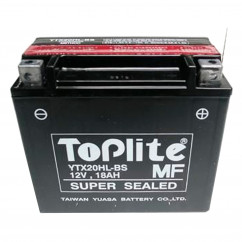 Мото аккумулятор TOPLITE 6СТ-18Ah АзЕ 310A (YTX20HL-BS)