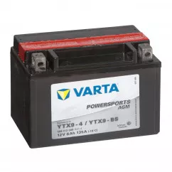Мото аккумулятор VARTA 6СТ-8Ah Аз (YTX9-BS)