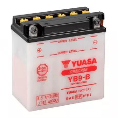 Мото аккумулятор Yuasa 6СТ-9Ah (+/-) (YB9-B)