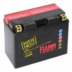 Мото аккумулятор Fiamm 6СТ-10Ah (-/+) (FT12B-BS)
