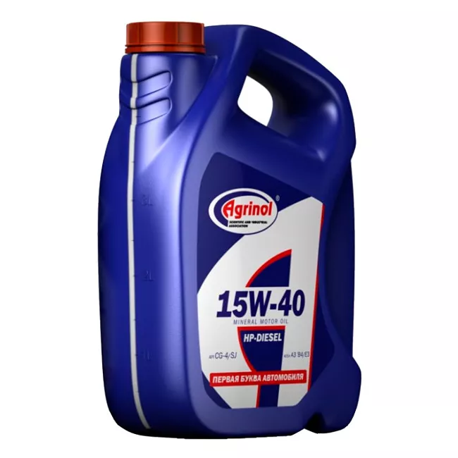 Моторное масло Агринол HP-DIESEL 15W-40 CG-4/SJ 5л Моторное масло Агринол HP-DIESEL 15W-40 CG-4/SJ 5л