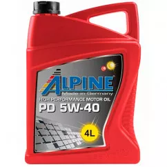 Моторна олива Alpine PD 5W-40 4л