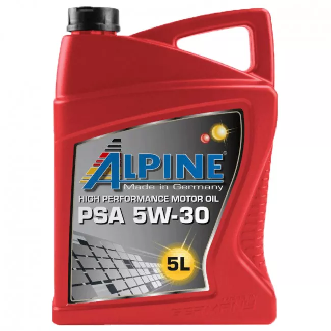 Моторное масло Alpine PSA C2 5W-30 5л (1385-5) (23443)