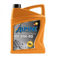 Масло моторное Alpine RS 0W-40 5л (0225-5)