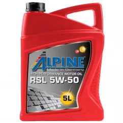 Моторное масло Alpine RSL 5W-50 5л