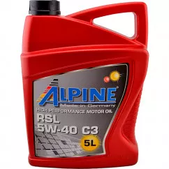 Олія моторна Alpine RSL C3 5W-40 (RSL LA) 5л (0175-5)
