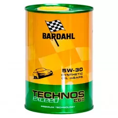 Моторное масло BARDAHL (metal) TECHNOS C60 MSAPS 5W-30 EXCEED 1л. (322040)