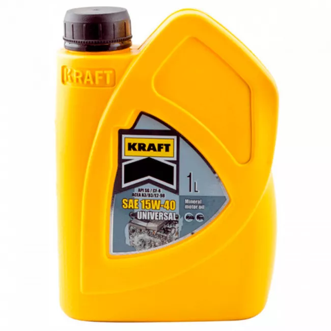 Моторна олива KRAFT UNIVERSAL SAE 15W-40 API SG/CF-4 1л (5780)