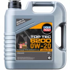 Моторна олія LIQUI MOLY TOP TEC 6200 0W-20 4л (20788)