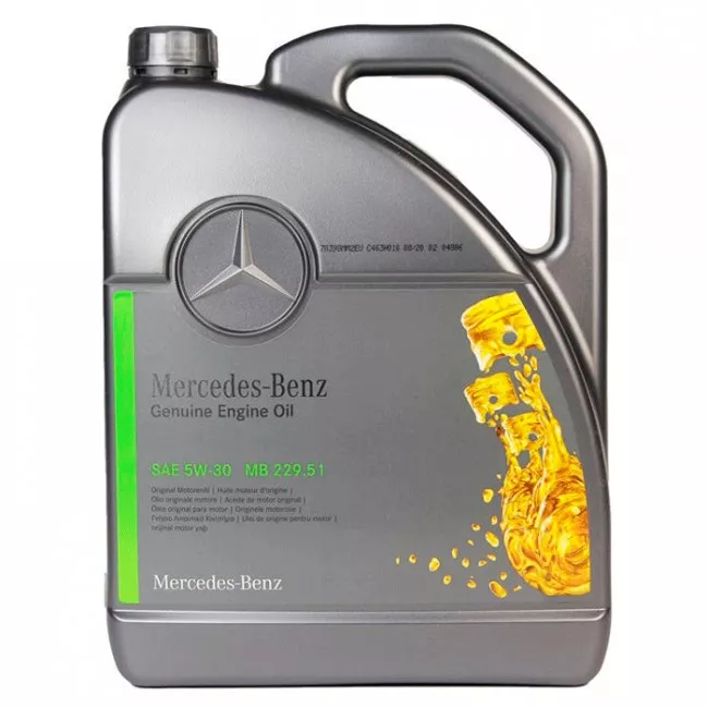Моторное масло MERCEDES-BENZ Genuine Engine Oil MB 229.51 5W-30 5л (A000989690613ALEE) Моторное масло MERCEDES-BENZ Genuine Engine Oil MB 229.51 5W-30 5л (A000989690613ALEE)