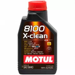 Моторне масло MOTUL 8100 X-CLEAN 5W-40 1л (102786)