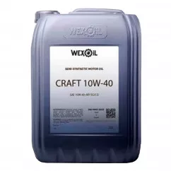 Моторное масло Wexoil Craft SAE 10W-40 20л