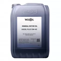 Моторное масло Wexoil Diesel Plus SAE 15W-40 20л