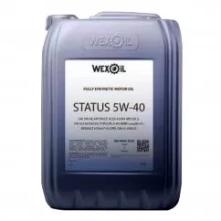 Моторное масло Wexoil Status SAE 5W-40 20л