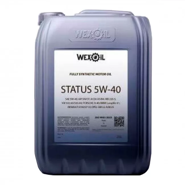 Моторна олива Wexoil Status SAE 5W-40 20л