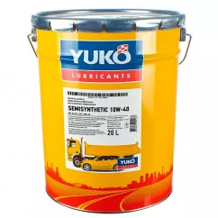 Моторное масло YUKO SEMISYNTHETIC 10W-40 20л (4820070240238)