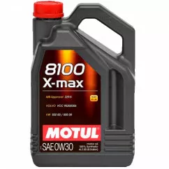 Масло моторное MOTUL 8100 X-max SAE 0W-30 4л (347207)