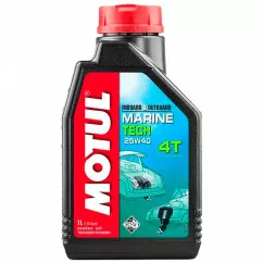 Масло моторное MOTUL Marine Tech 4T 25W-40 1л (853111)
