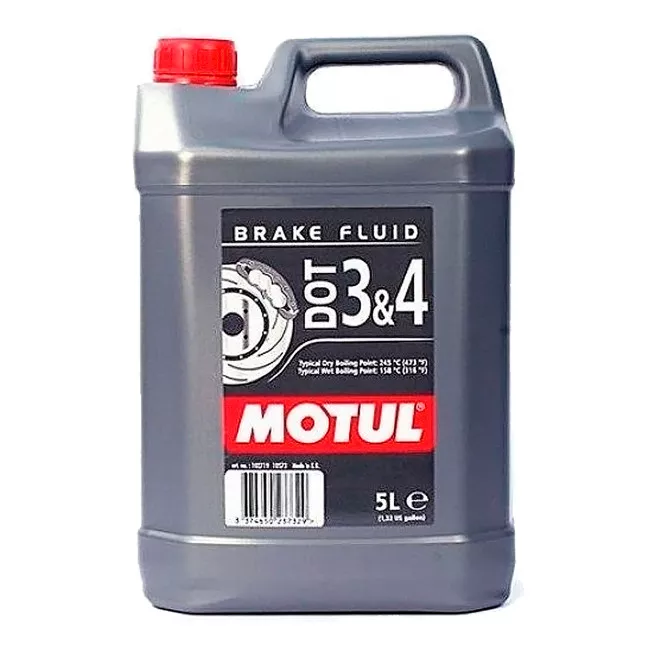 Тормозная жидкость MOTUL DOT 3&4 5л (807906) Тормозная жидкость MOTUL DOT 3&4 5л (807906)
