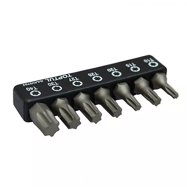 Набор бит TOPTUL 1/4" (TORX T10-T40) (GAAV0702)