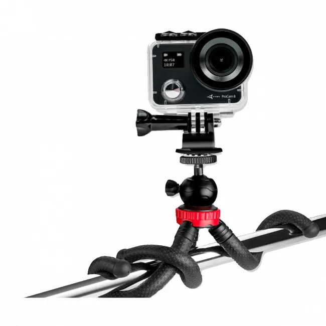 Набор блогера 12 в 1: экшн-камера AIRON ProCam 8 Black с аксессуарами (4822356754795)