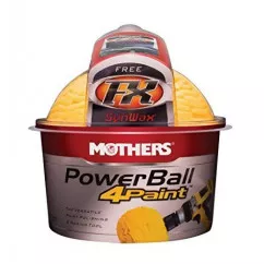 Большая насадка для полировки MOTHERS PowerBall 4Paint Kit с полиролем Mothers FX 11 (MS05147)