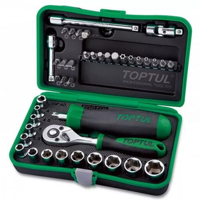 Набор инструмента Toptul 1/4" 41шт (GADW4101)