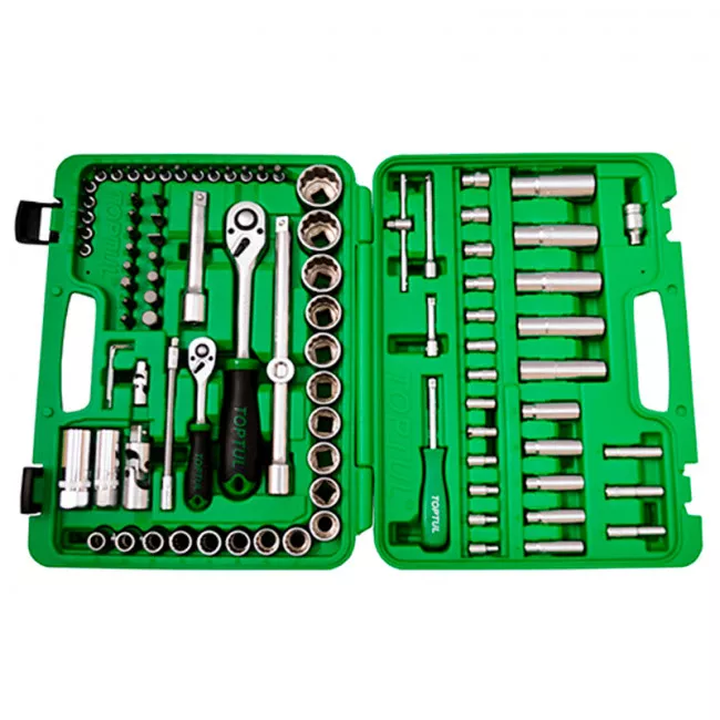 Набор инструмента TOPTUL 1/4" и 1/2" (12гр.) new box (GCAI094R1)