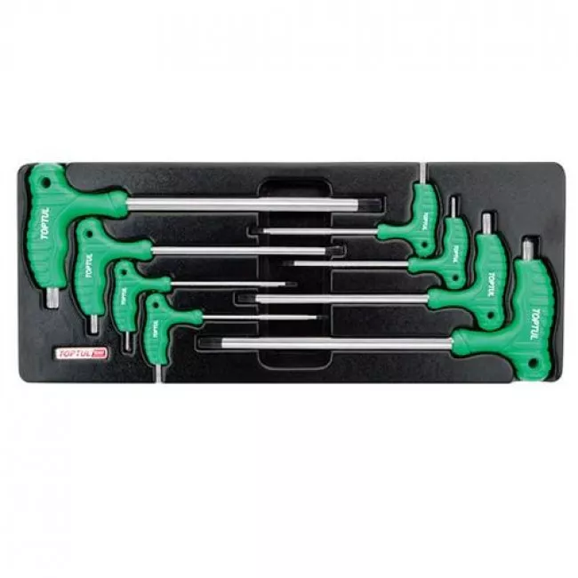 Набор ключей TORX с ручкой Toptul L-обр 8шт (GAAT0804)