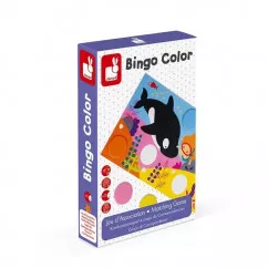 Настільна гра Janod Бінго. Вивчення кольору (J02693)