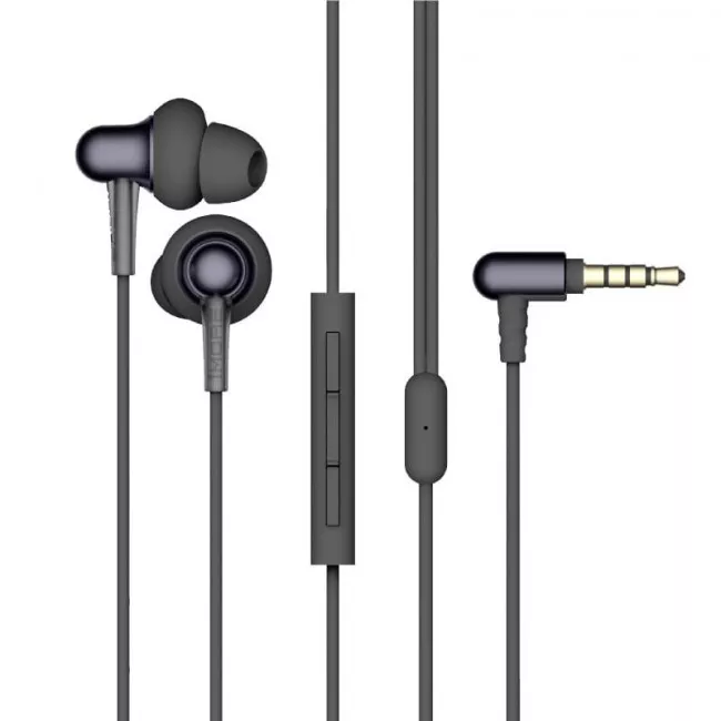 Наушники 1MORE Stylish Dual-dynamic Driver Mic Black (E1025-BLACK)