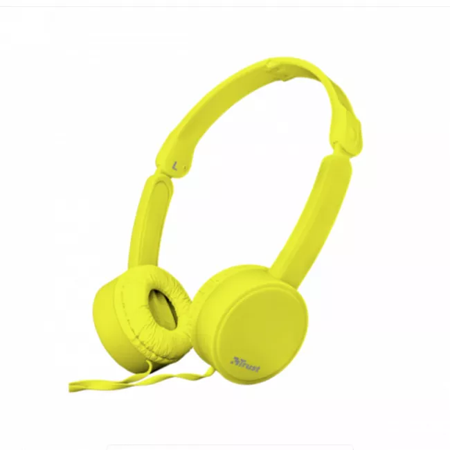 Навушники Trust Nano Foldable Headphones Yellow (23106)