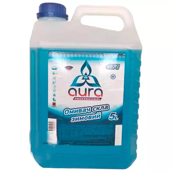 Омыватель стекла Aura ПВХ -22°C 5л Омыватель стекла Aura ПВХ -22°C 5л