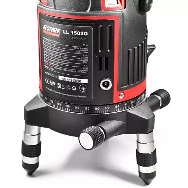 Нівелір лазерний Stark LL-1502G Зелений промінь (290150020)