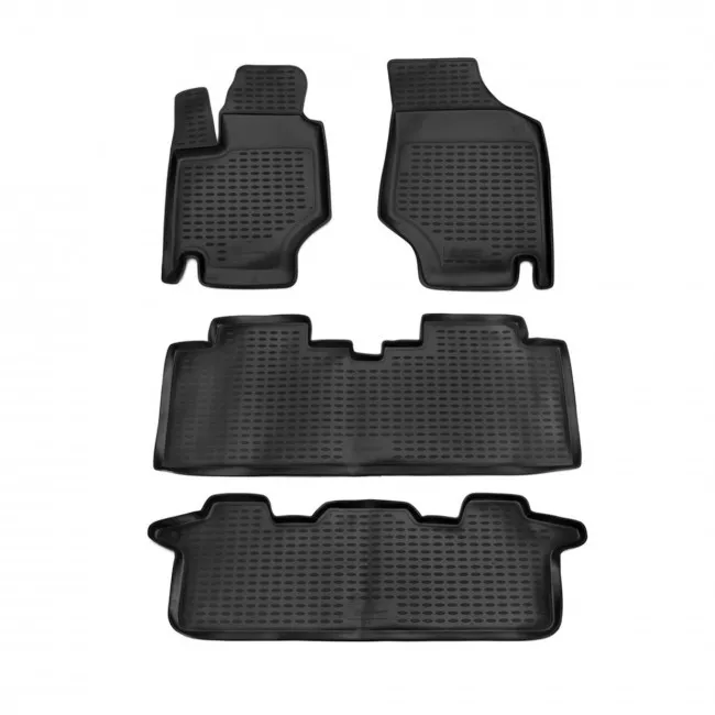 Килимки в салон HYUNDAI Trajet 1999-2008, МКПП, 4 шт. (поліуретан) Килимки в салон HYUNDAI Trajet 1999-2008, МКПП, 4 шт. (поліуретан)