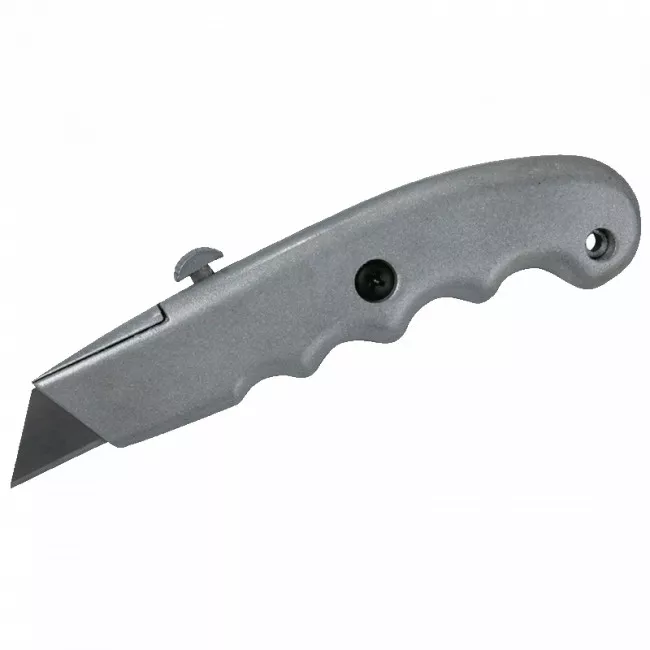 Нож трапеция металлический ЭРГО MASTER TOOL (17-0141) Нож трапеция металлический ЭРГО MASTER TOOL (17-0141)