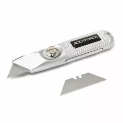 Нож универсальный в металл корпусе со сменными лезвиями 2шт Rock FORCE RF-5055P44 (25713)