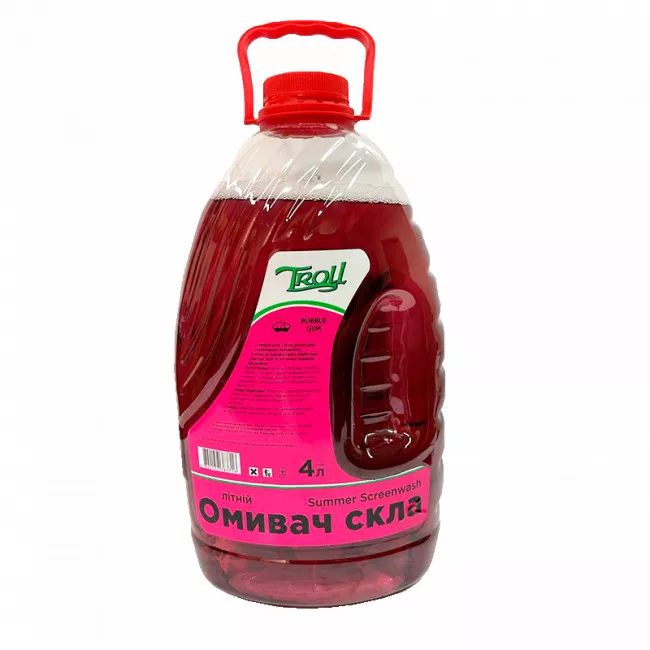 Омыватель стекла Troll Bubble Gum 0°C 4л