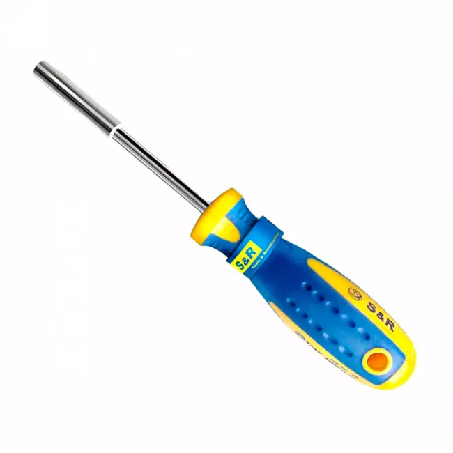 Отвертка-держатель бит S&R 1/4" 100 мм (250587100) Отвертка-держатель бит S&R 1/4" 100 мм (250587100)