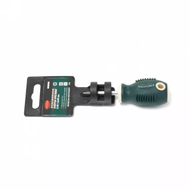 Викрутка хрестова магнітна "Profi" S2 PH1.0x40мм Rock FORCE RF-7031040 (26227)