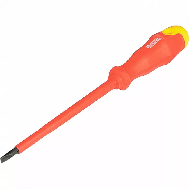 Отвёртка диэлектрическая крестовая PH1*80 1000В MASTER TOOL (47-0180) Отвёртка диэлектрическая крестовая PH1*80 1000В MASTER TOOL (47-0180)