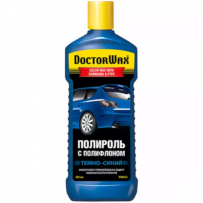 Полироль DOCTORWAX с полифлоном, темно-синий 300 мл (DW8433)