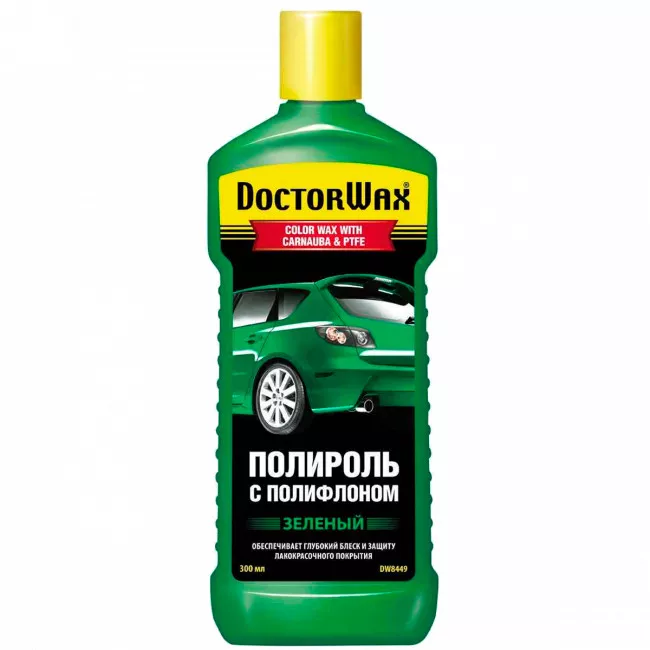 Полироль DOCTORWAX с полифлоном, зеленый 300 мл (DW8449) Полироль DOCTORWAX с полифлоном, зеленый 300 мл (DW8449)