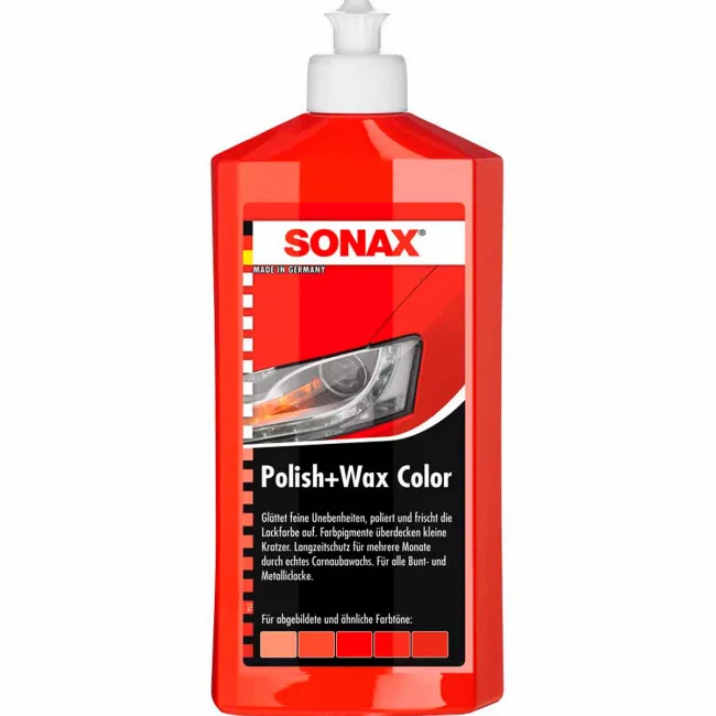 Полироль с воском SONAX NanoPro красный 250 мл (296442/296441)