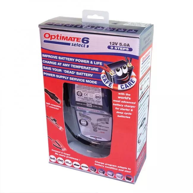 Зарядний пристрій OptiMate 6 Select (TM190)