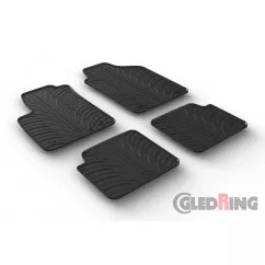 Резиновые коврики Gledring для Fiat 500 2013-> (GR 0148)