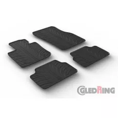 Резиновые коврики Gledring для Mini Cooper (5 door)(F55) 2014-> manual (GR 0408)