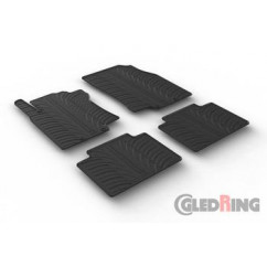 Резиновые коврики Gledring для Nissan X-Trail (mkIII) 2014->