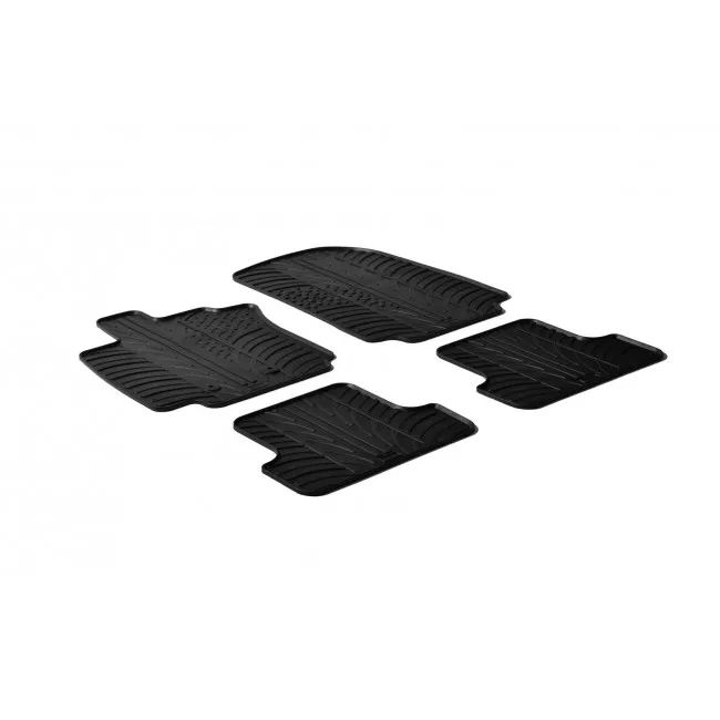 Резиновые коврики Gledring для Renault Clio (mkIII) 2005-2012 (GR 0041)