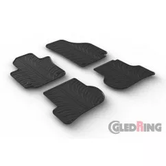Резиновые коврики Gledring для Seat Altea (mkI) 2004-2015 (GR 0312)